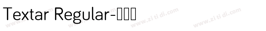 Textar Regular字体转换
